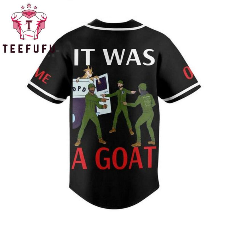 Eminem It Was A Goat Personalized Baseball Jersey