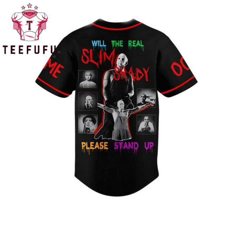 Eminem Real Slim Shady Please Stand Up Personalized Baseball Jersey