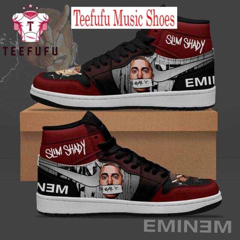 Eminem Slim Shady Air Jordan 1 Hightop Shoes