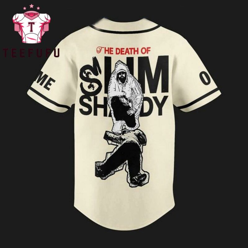 Eminem The Death Of Slim Shady Personalized Baseball Jersey