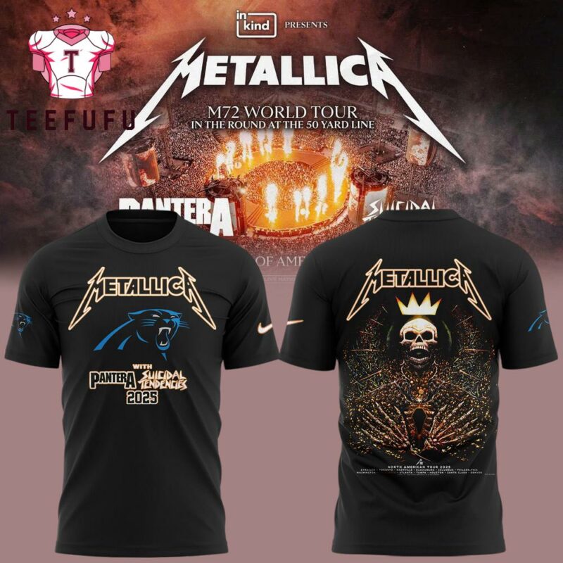 Exclusive Versio M72 World Tour x Carolina Panthers 2025 T Shirt