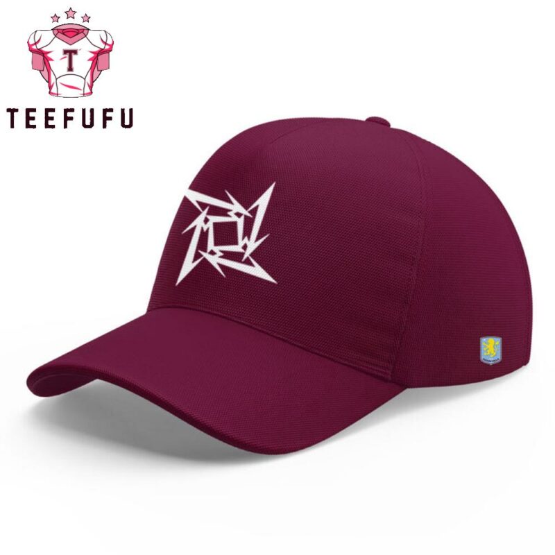 Exclusive Version Metallica x Aston Villa 2025 Red Cap