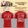Exclusive Version Wisconsin Badgers x Morgan Wallen I’m The Problem 2025 Tour Red 3D Shirt