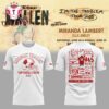 Exclusive Version Wisconsin Badgers x Morgan Wallen I’m The Problem 2025 Tour White 3D Shirt