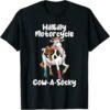 Funny Cow T Shirt Hillbilly Motorcycle Cow A Socky T Shirt Farm T Shirt Farmers T Shirt Farm Oufit 3345
