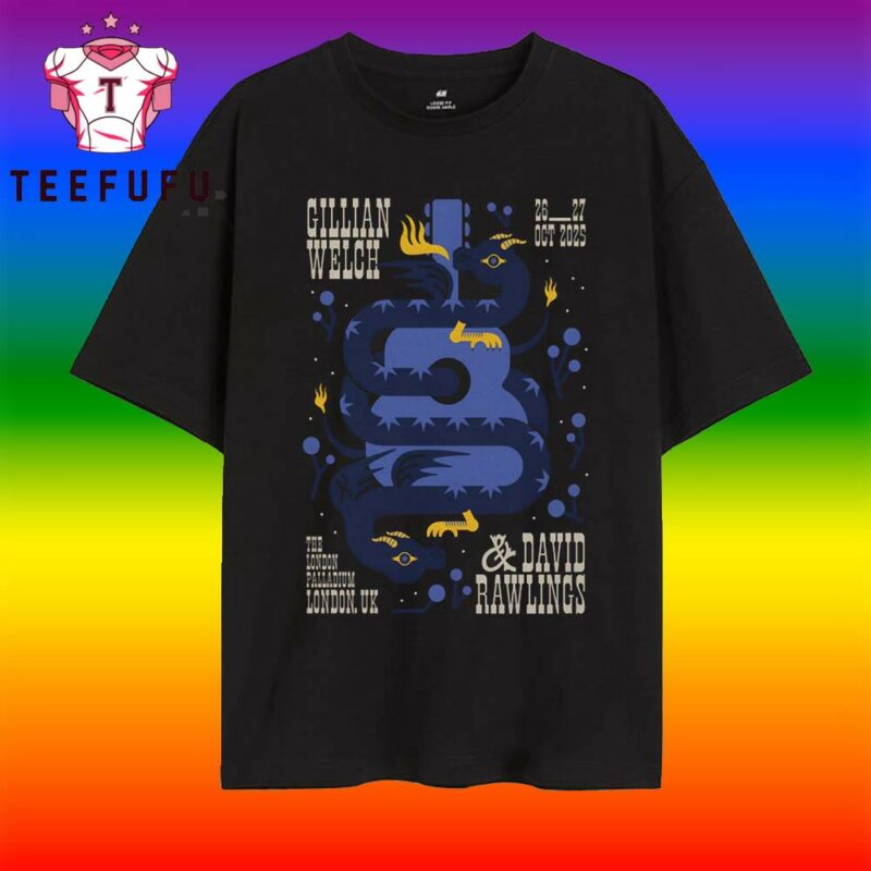 Gillian Welch And David Rawlings The London Palladium in London UK October 26-27 2025 T Shirt