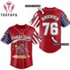 Grateful Dead American Flag Baseball Jersey 3 Grateful Dead American Flag Baseball Jersey
