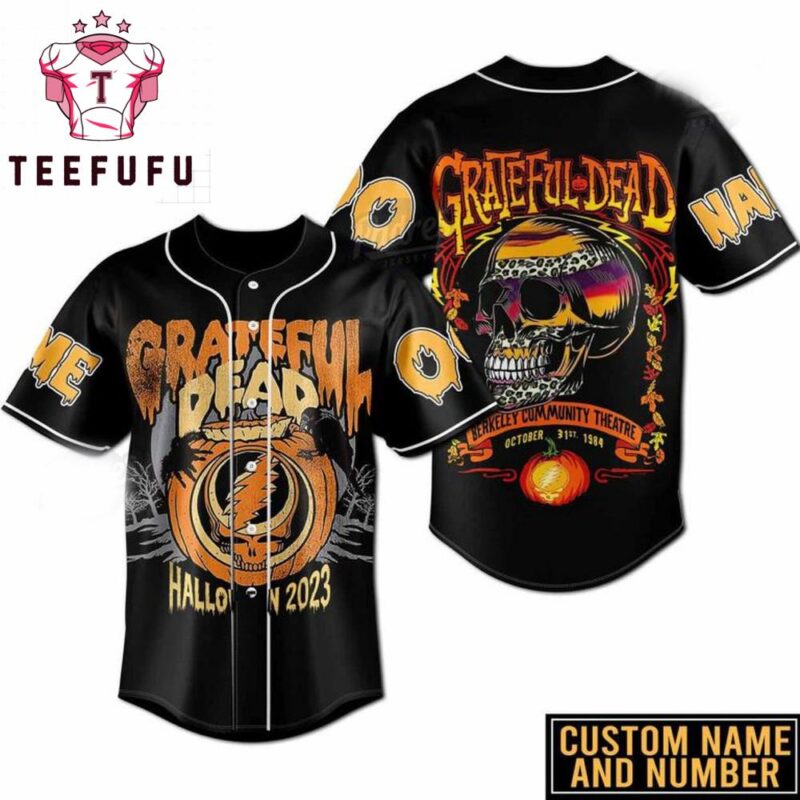 Grateful Dead Halloween Custom Baseball Jersey