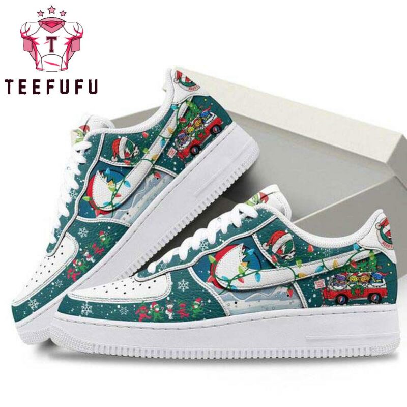 Grateful Dead Happy Holiday 2024 Christmas Air Force 1 Shoes Sneaker