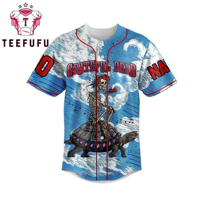 Grateful Dead If You Get Confused Just Listen To The Music Personalized Baseball Jersey