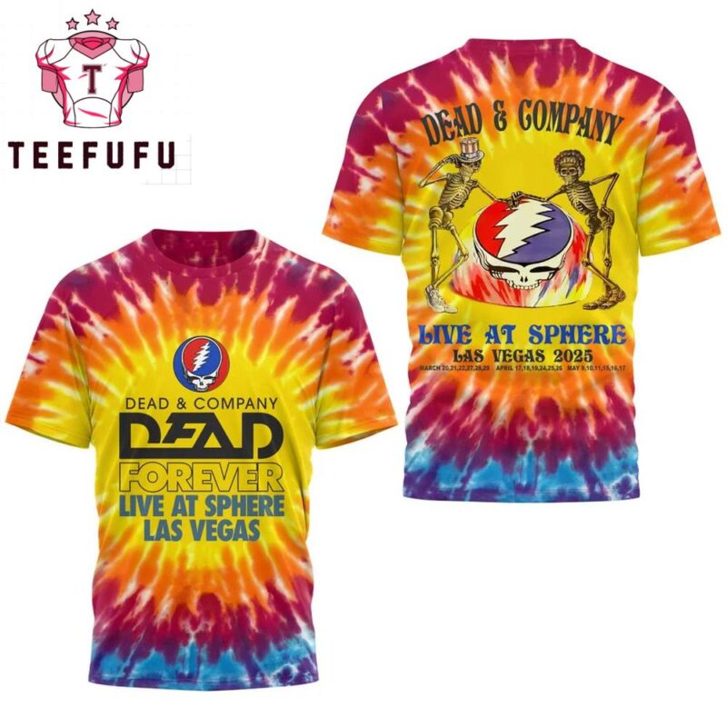 Grateful Dead Live At Sphere Las Vegas 2025 3D Shirt