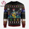 Grateful Dead Skull Skeleton Play Guitar Ugly Christmas 3D Printed Sweater