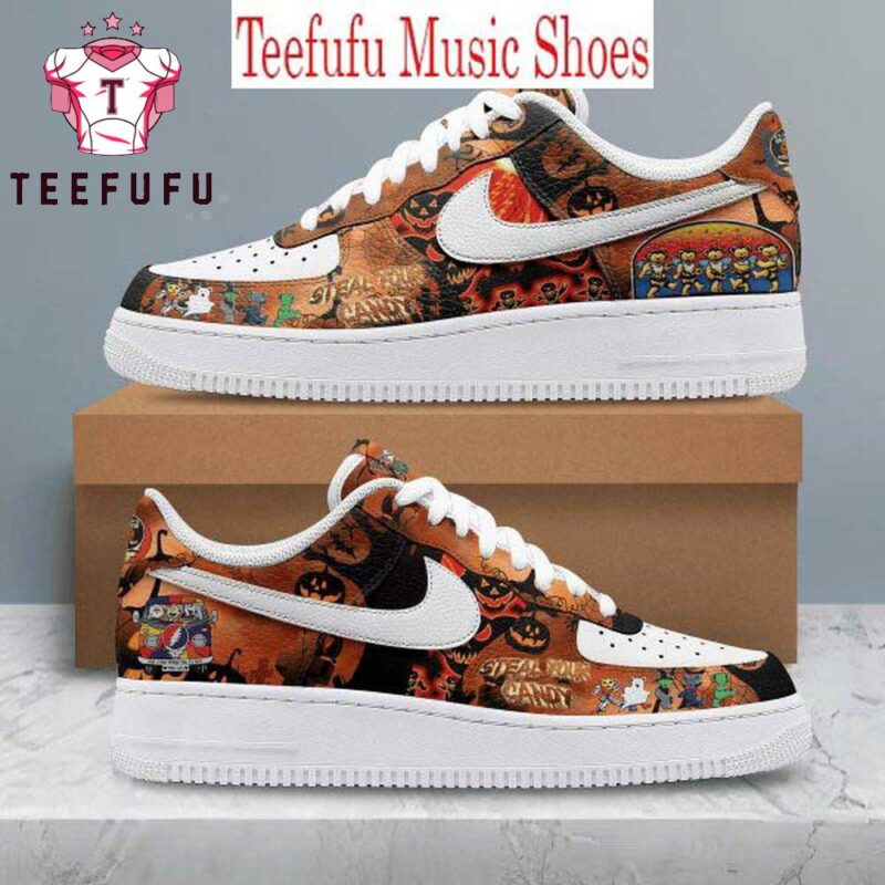 Grateful Dead Steal Your Candy Air Force 1 Shoes Sneaker