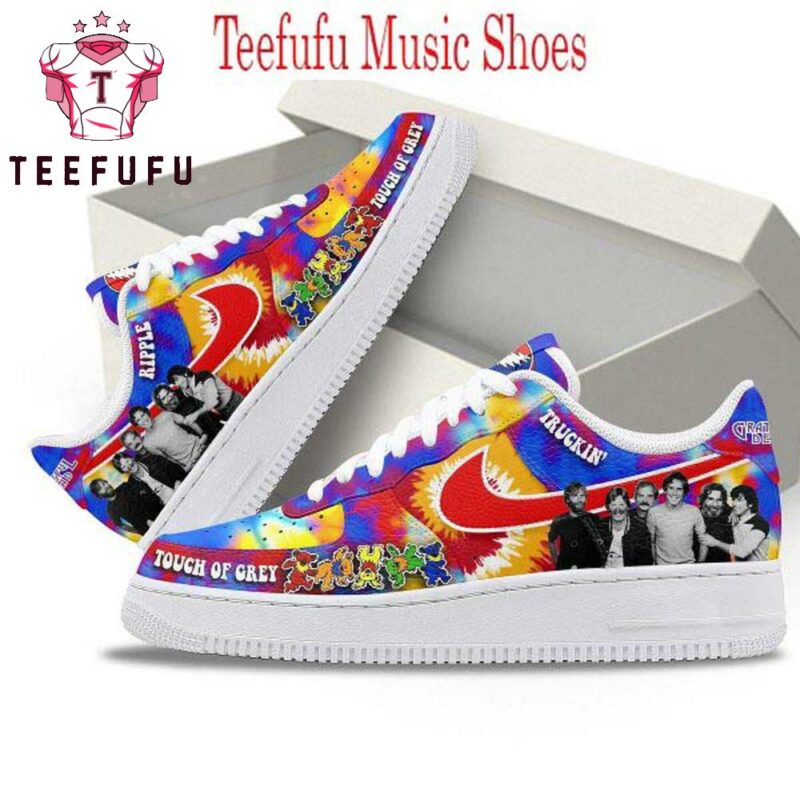 Grateful Dead Touch Of Grey Air Force 1 Shoes Sneaker