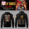 Guns N’ Roses 2025 Asia Middle Europe Tour Dates Black Hoodie Shirt