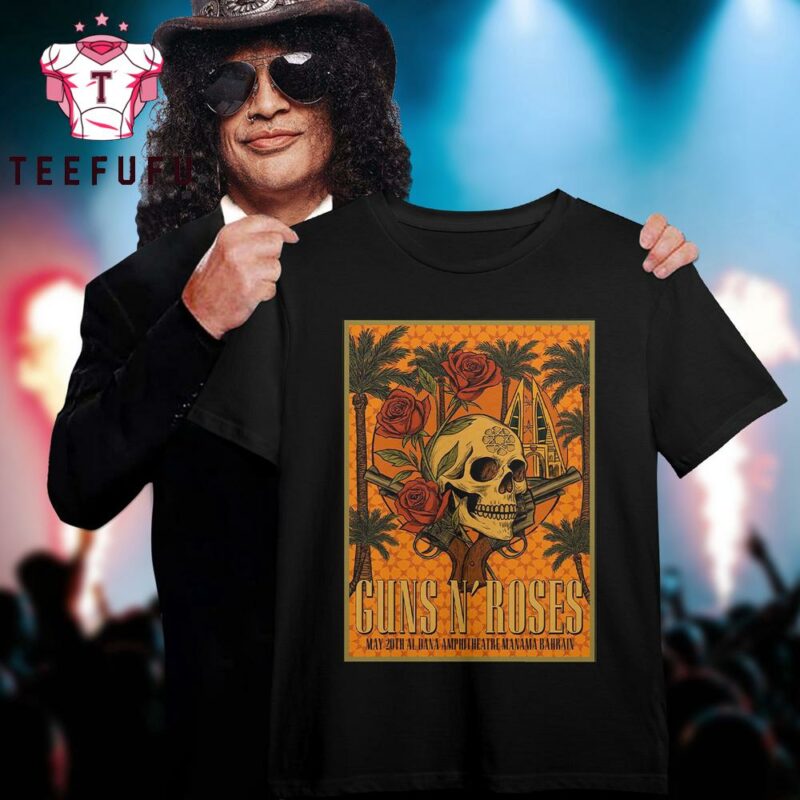 Guns N’ Roses 2025 GnR Bahrain Concert Vintage T-Shirt