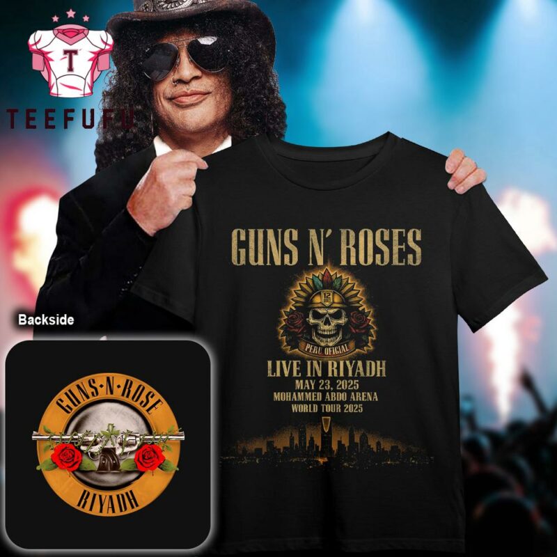 Guns N’ Roses 2025 GnR Riyadh Concert T-Shirt