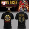 Guns N’ Roses 2025 Tour Shekvetili Park T Shirt
