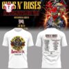 Guns N’ Roses 2025 Tour Shekvetili Park White T Shirt