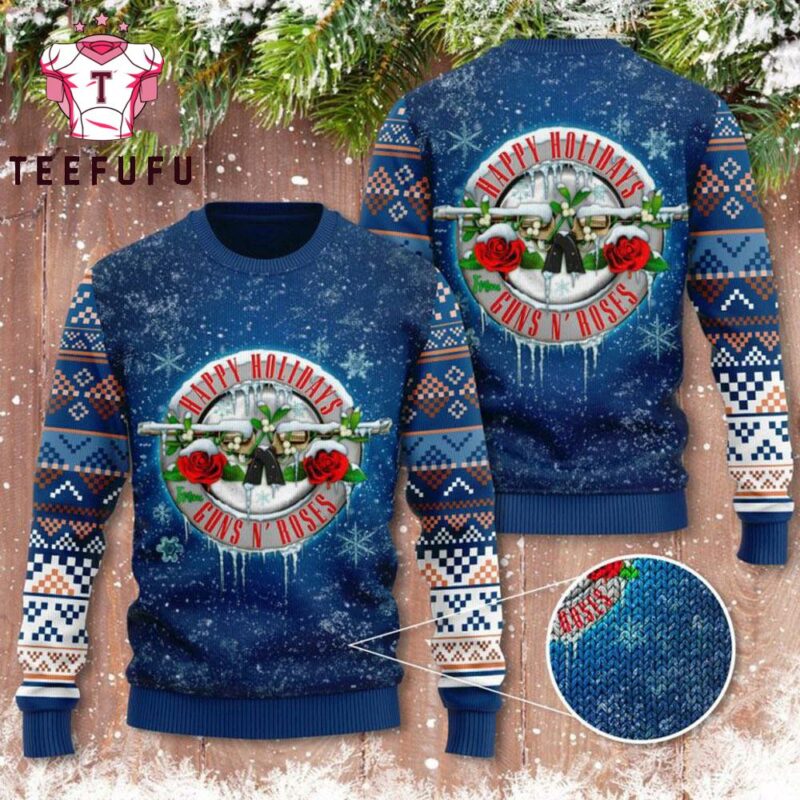 Guns N’ Roses Music Fans Gift Ugly Christmas Sweater
