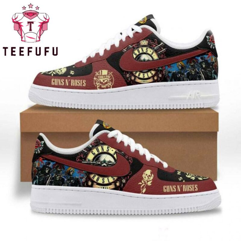 Guns N Roses Rock Music Air Force 1 Sneaker Shoes