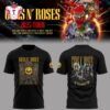 Guns N’ Roses Tour 2025 Skeleton Black Shirt
