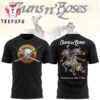 Guns N' Roses Yokohama Music Concert 2025 Black T Shirt