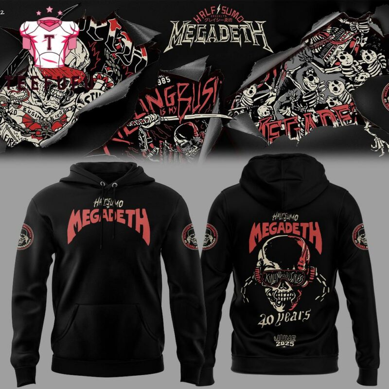 Half Sumo x Megadeth 40 Year Anniversary Hoodie