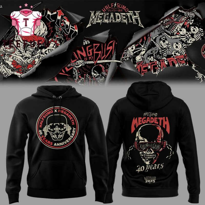 Half Sumo x Megadeth Limited Edition 2025 Hoodie