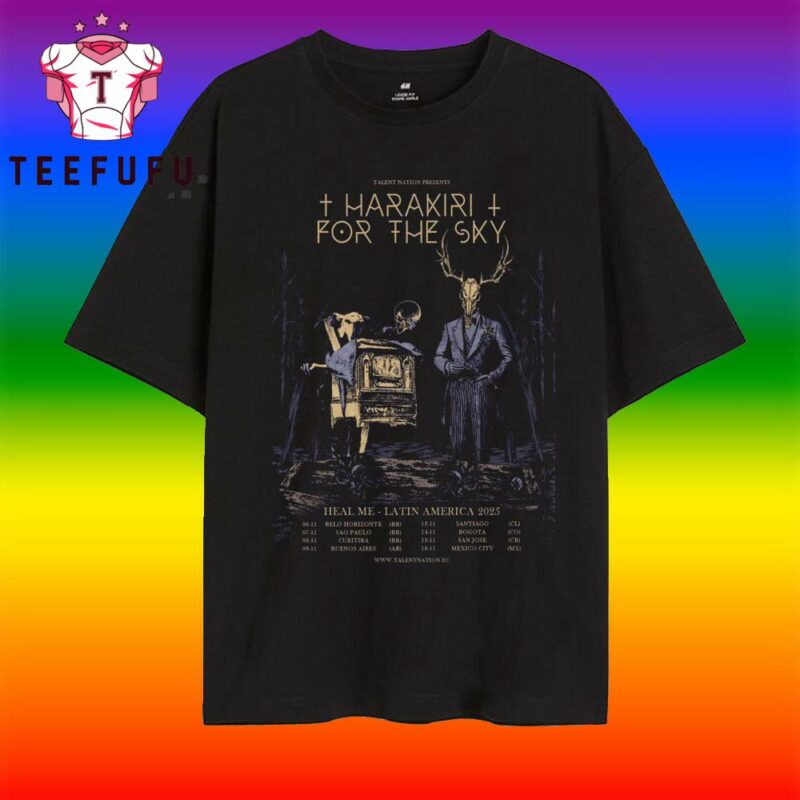 Heal ME Latin American Tour 2025 Harakiri For The Sky T Shirt