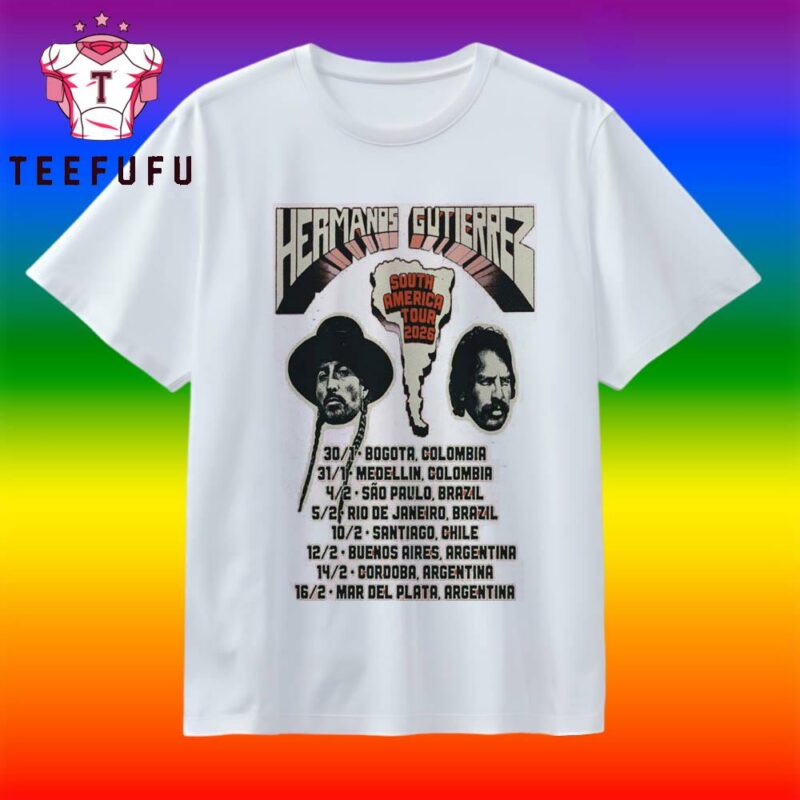 Hermanos Gutierrez South America Tour 2026 T Shirt