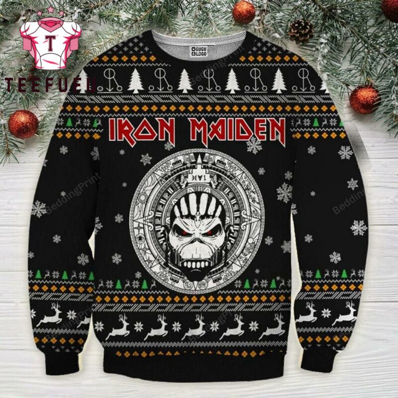 Iron Maiden Music Fans Ugly Christmas Sweater