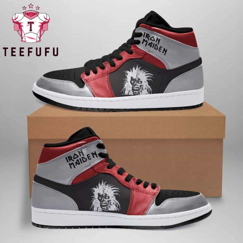 Iron Maiden Rock Band Air Jordan 1 Hightop Shoes