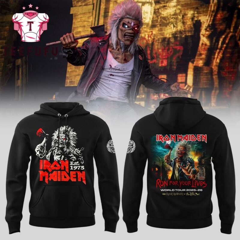Iron Maiden World Tour 2025-26 New Hoodie
