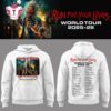 Iron Maiden World Tour 25-26 Limited Run For Your Life White Hoodie