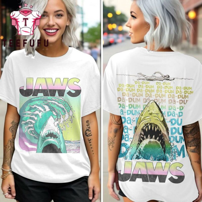 Jaws Classic T-Shirt Vintage Shark Movie Fan Design