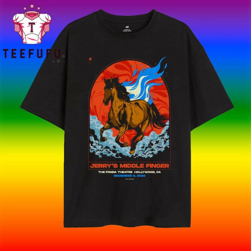 Jerry’s Middle Finger Hollywood Dec 6 2025 T Shirt