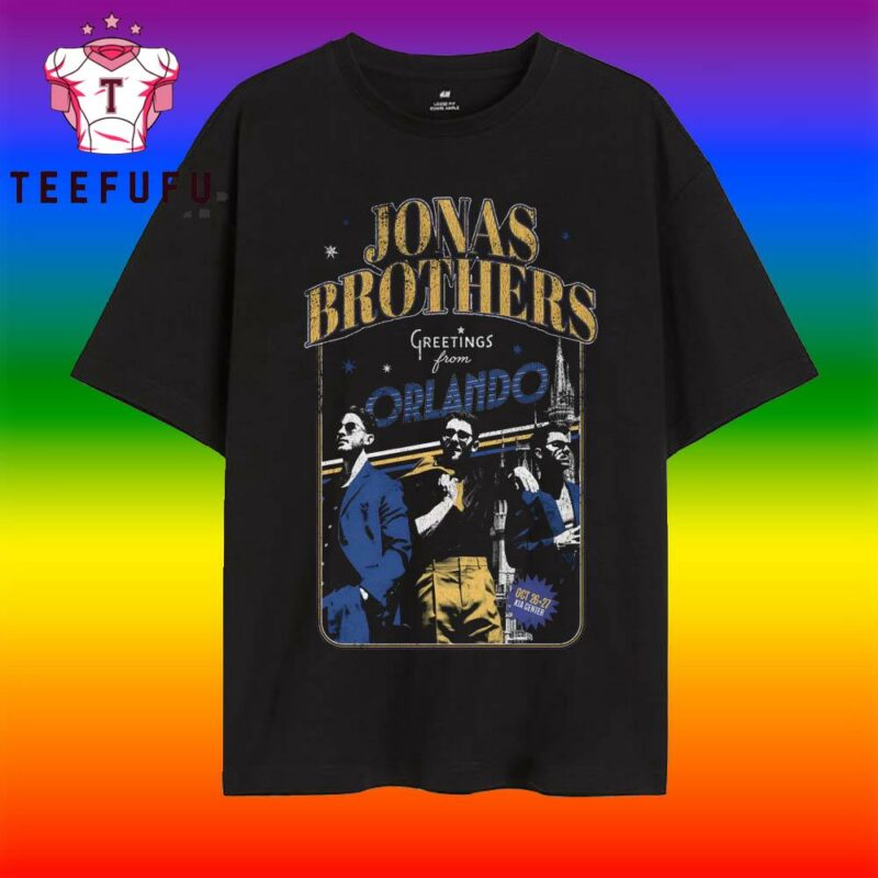 Jonas Brothers Oct 26-27 2025 Kia Center Orlando FL T Shirt