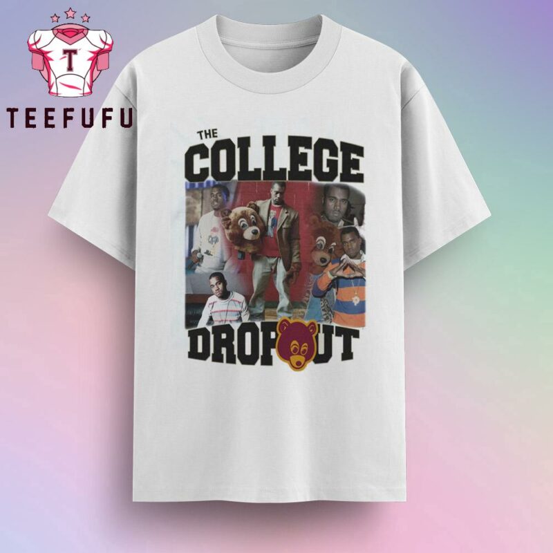 Kanye West The College Dropout Font Graphic T Shirt