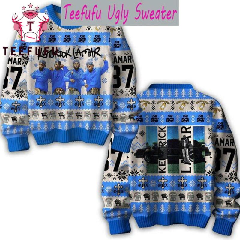 Kendrick Lamar Mustard They Not Like Us Be Merry Ugly Sweater