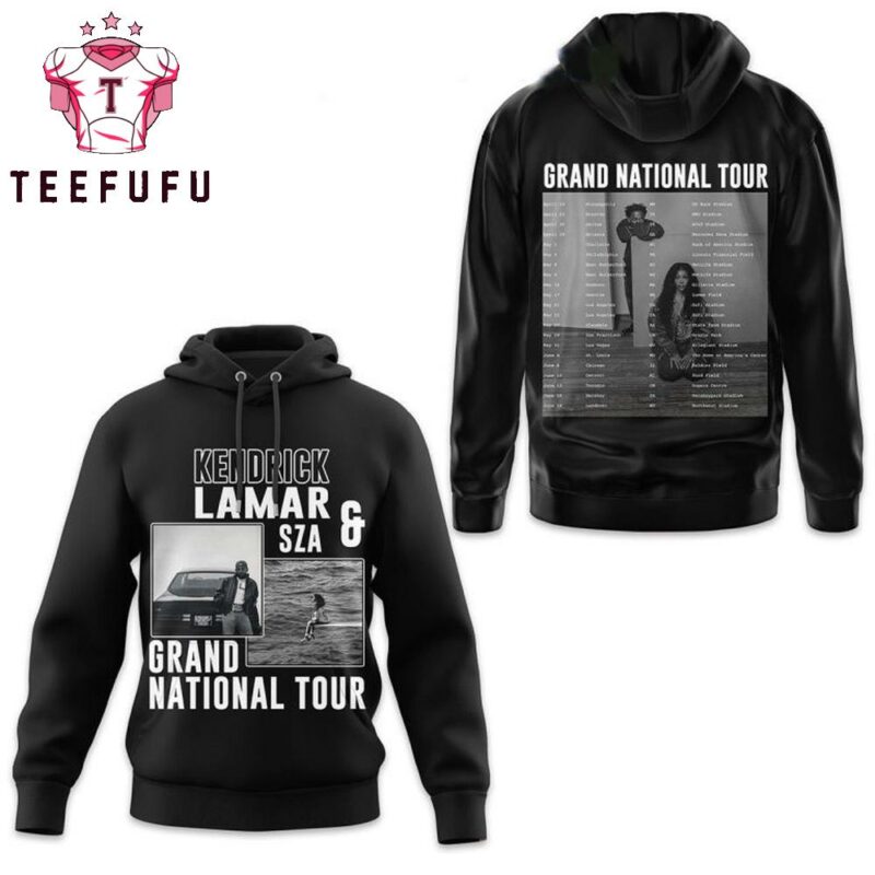Kendrick Lamar SZA Grand National Tour 2025 Hoodie