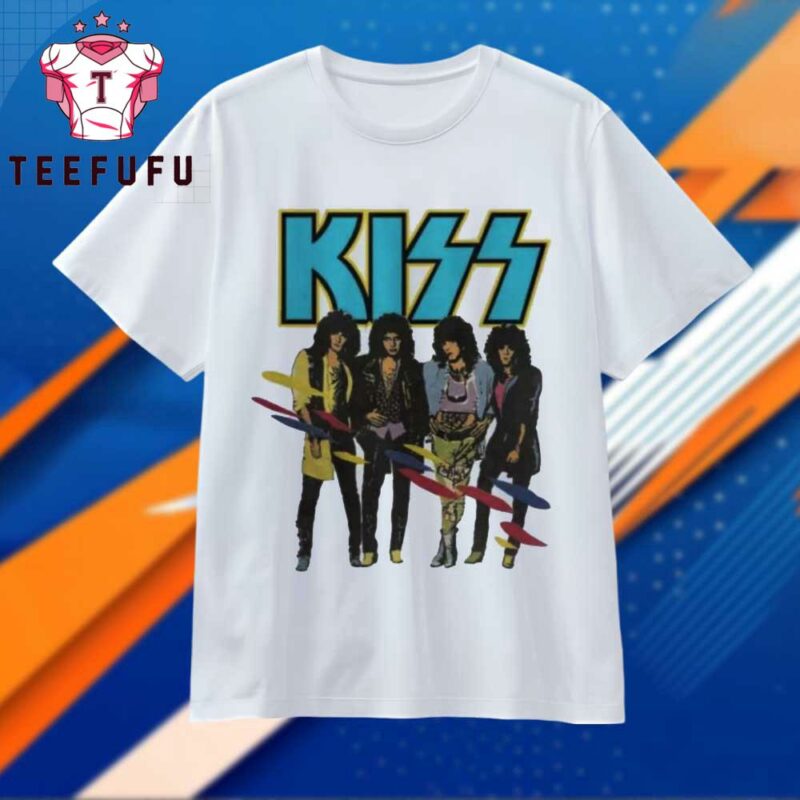 Kiss 1980's Asylum World Tour 1985-86 T Shirt