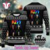 Kiss Band Black And White Pattern 2025 Ugly Christmas Sweater