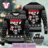 Kiss Band With Member Wear Santa Hat 2025 Ugly Christmas Sweater