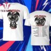 Kiss Gene Simmons Band Tour 2025 Scheduler T Shirt