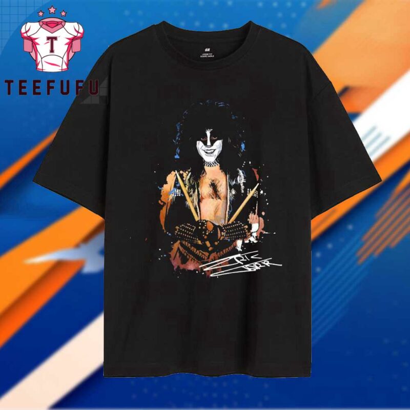 KISS Music Star Eric Carr Heavy T Shirt