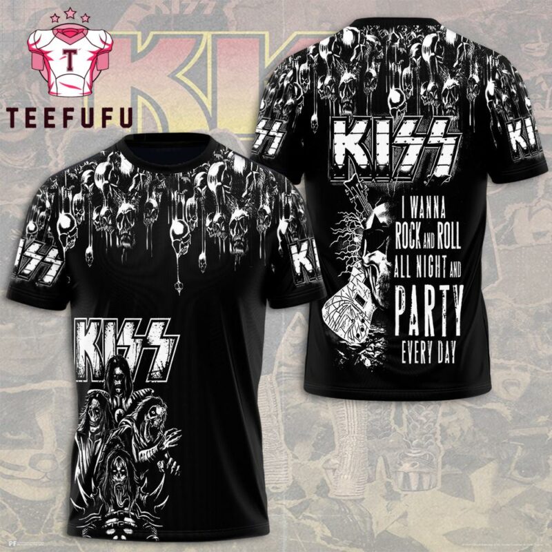 Kiss Rock 'n' Roll 3D Shirt
