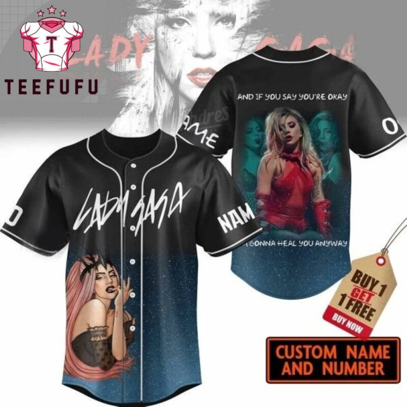 Lady Gaga I Was Born This Way Baseball Jersey
