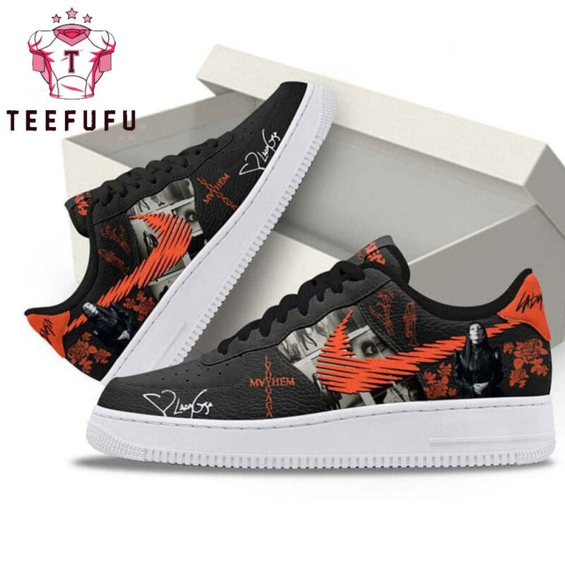 Lady Gaga Mayhem Tour Special Edition Air Force 1 Sneaker Shoes