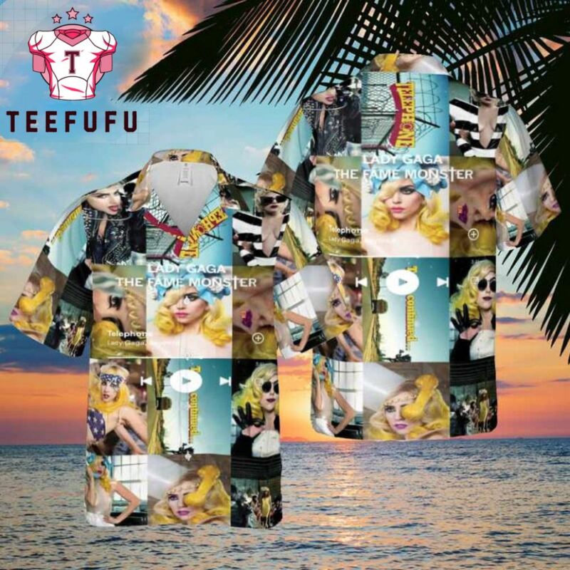 Lady Gaga Telephone Signature Trendy Hawaiian Shirt